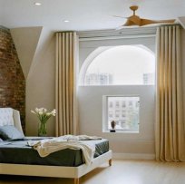 Rèm vải 2 lớp phòng ngủ căn hộ Quận 10